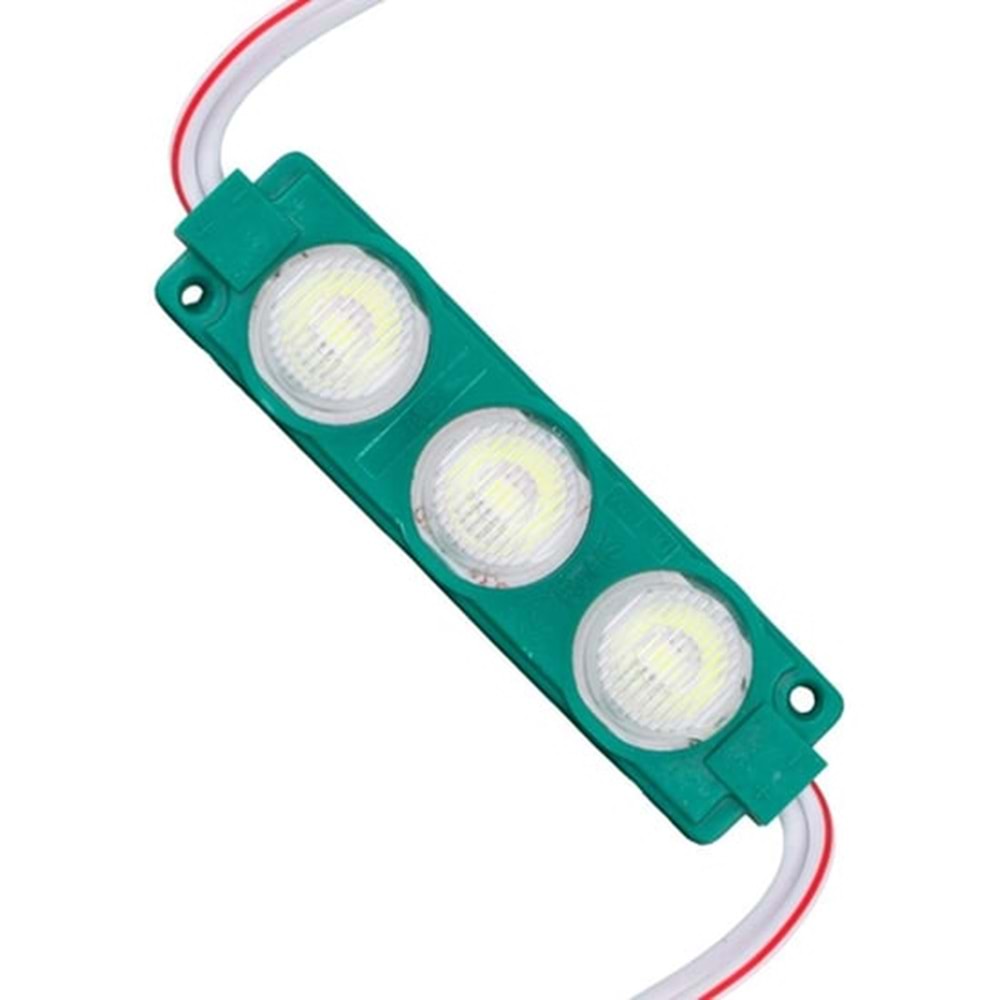 OEM 12V 3W 3'LÜ MODÜL LED YEŞİL