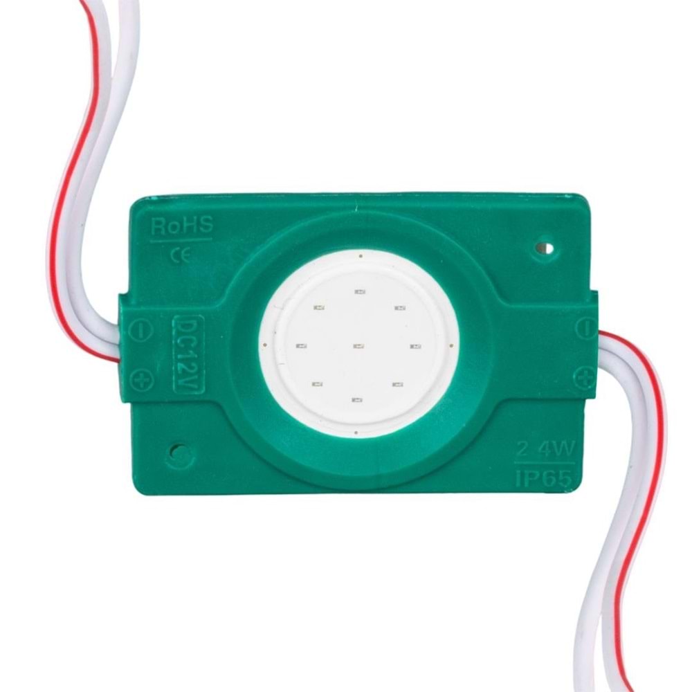 OEM 12V 2,4W COB YUVARLAK MODÜL LED YEŞİL