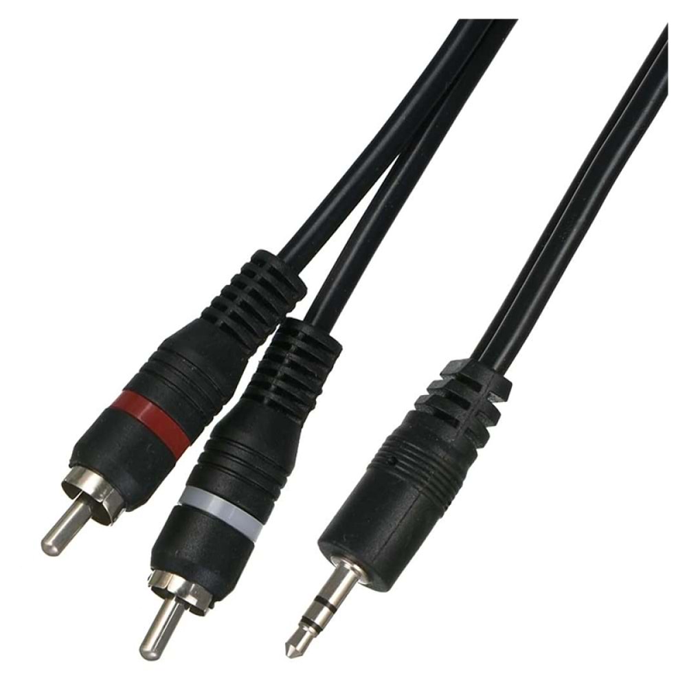 TUNEX AL-150 AUX KABLO 3.5MM TO 2RCA 1.5 MT