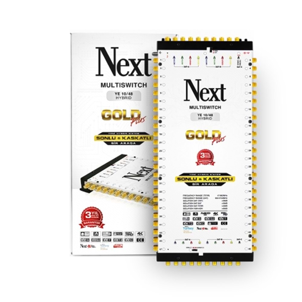 NEXT 14/40 SONLU KASKATLI MULTISWITCH HİBRİT (ADAPTÖR DAHİL)