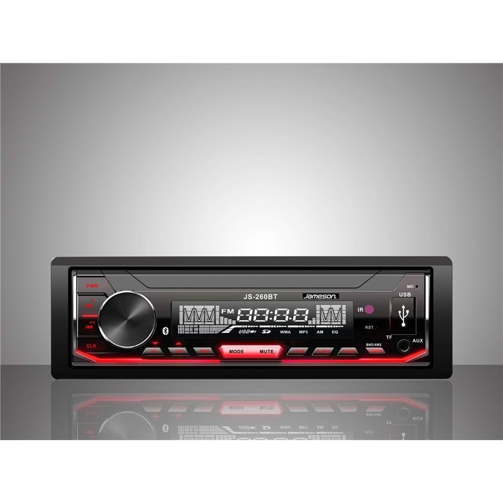 JAMESON JS-9260BT OTO TEYP 4X60 WATT ÇİFT USB BT AUX