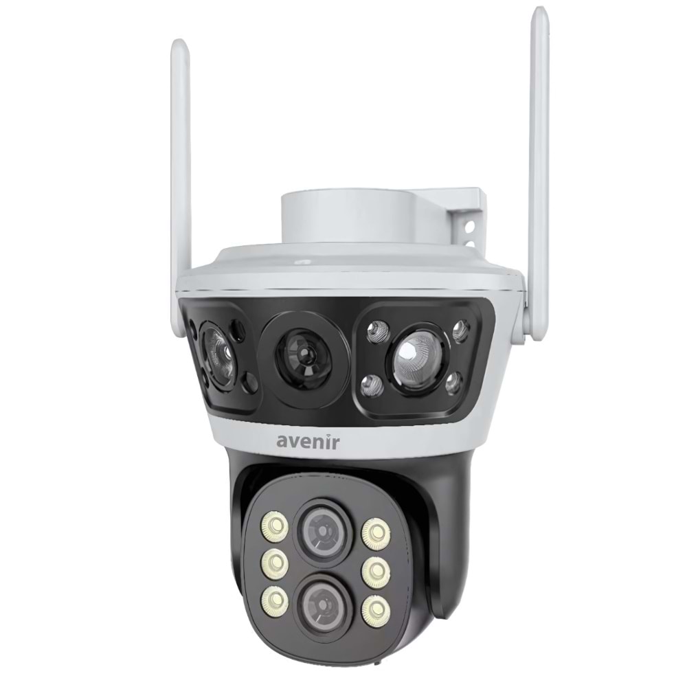 AVENİR AV-S303 4MP 2 Kameralı 10X Zoomlu Wifi PTZ Kamera