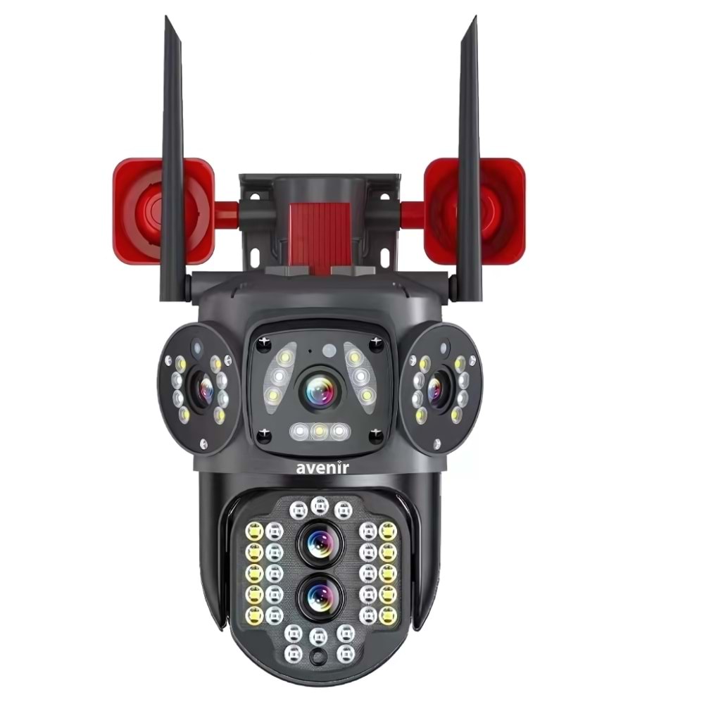 AVENİR AV-S314 4MP 2 Kameralı PTZ Wifi Hoparlörlü 10X Optik Zoomlu Kamera