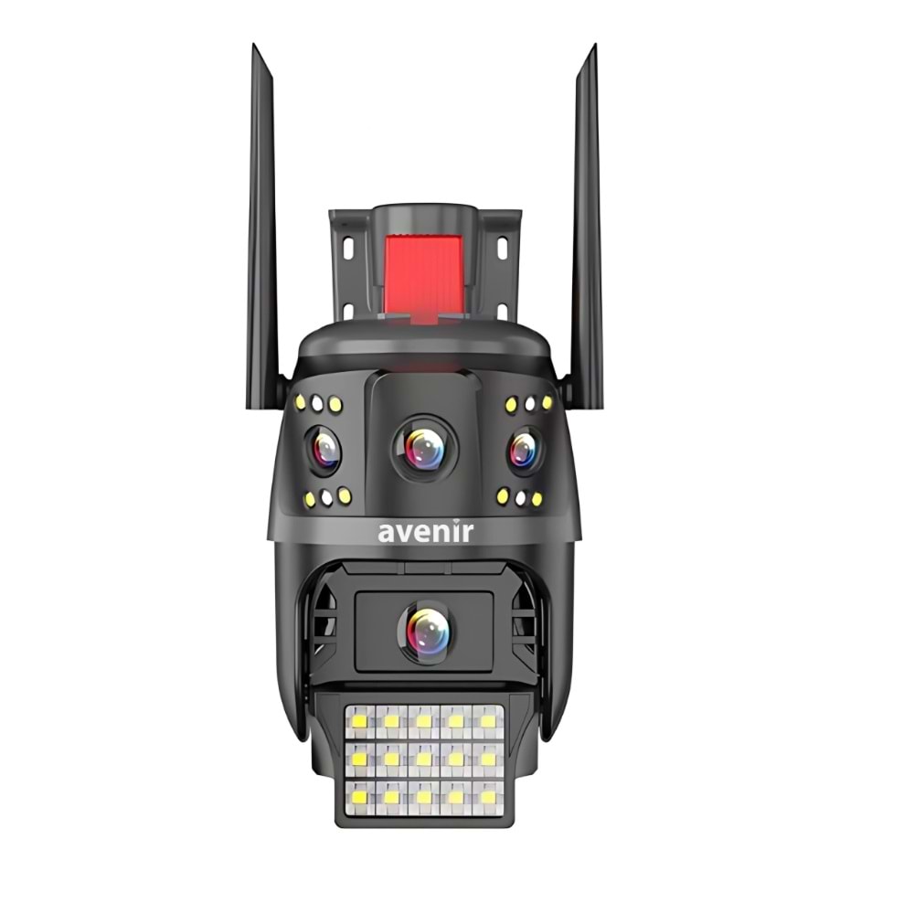 AVENİR AV-S313 4MP 2 Kameralı PTZ Wifi Sirenli Kamera