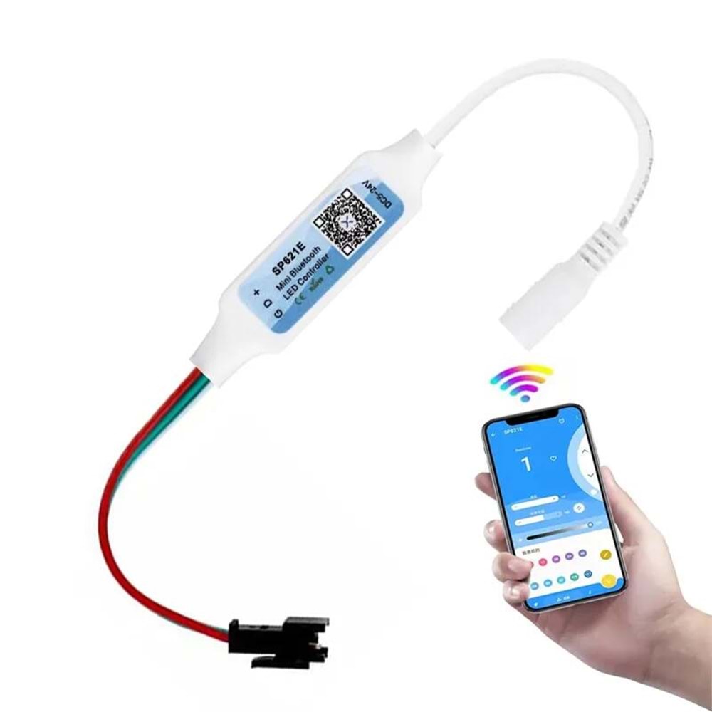 SP621E Mini Bluetooth RGB Pixel Led Kontrol Devresi