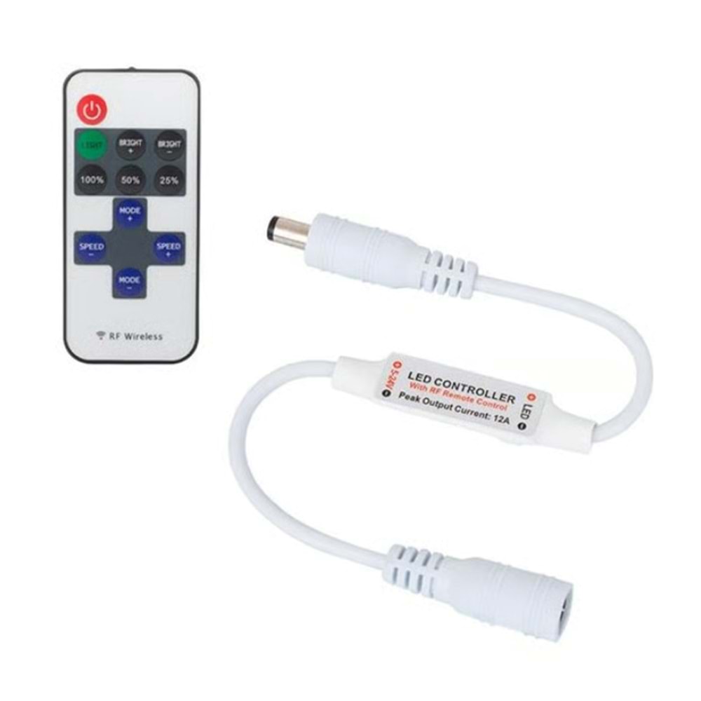 RGB LED KONTROL DEVRESİ RF KUMANDALI