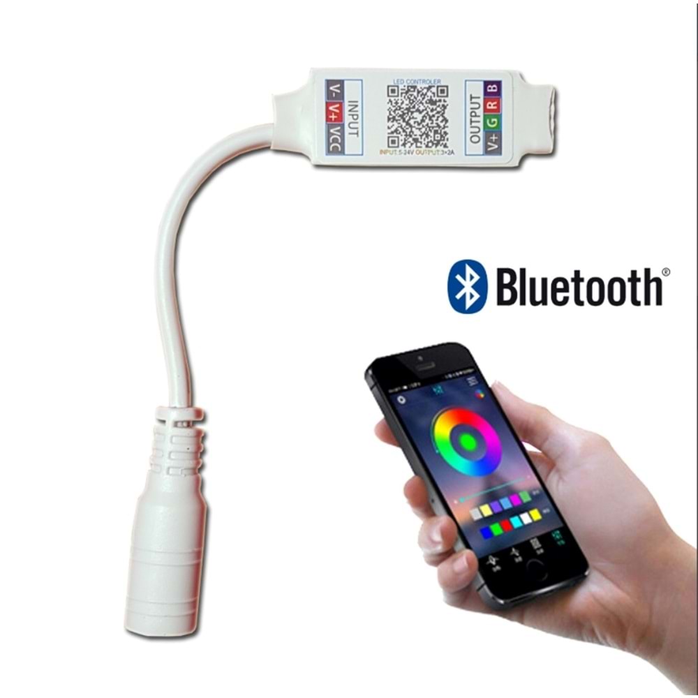 RGB LED KONTROL DEVRESİ BLUETOOTHLU