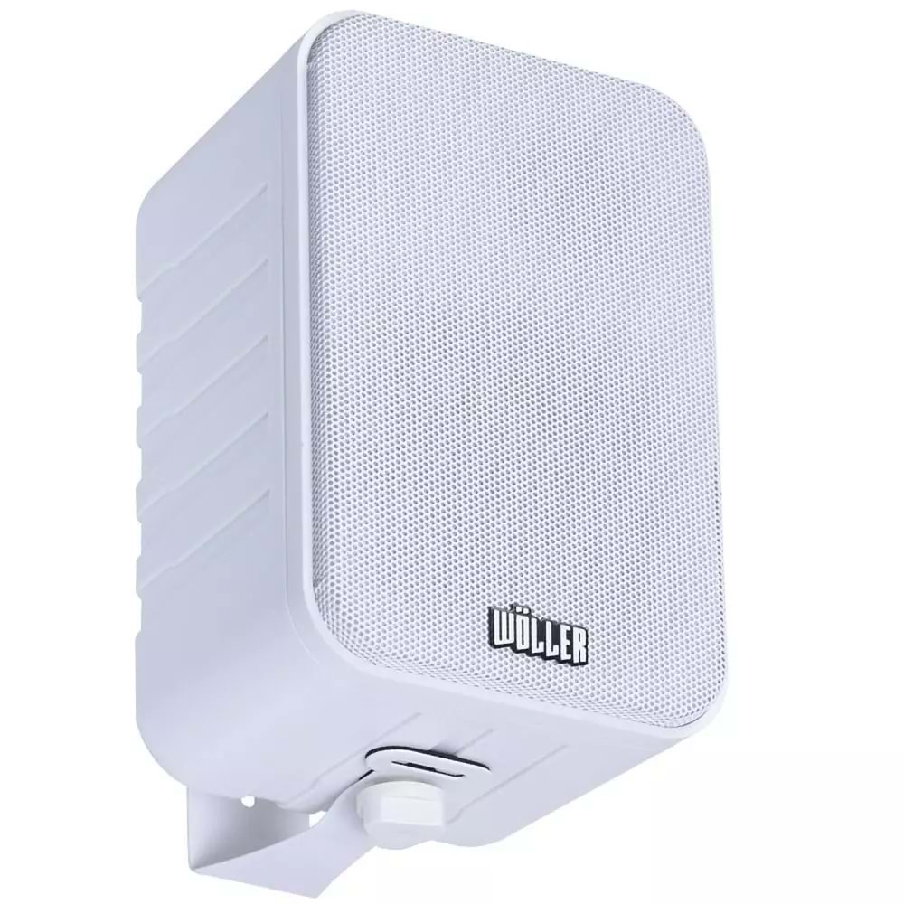 Wöller W-4100T Beyaz 4” Hat Trafolu Duvar Hoparlörü / 100 Watt Max. / 8 Ohm / 210*135*113 mm