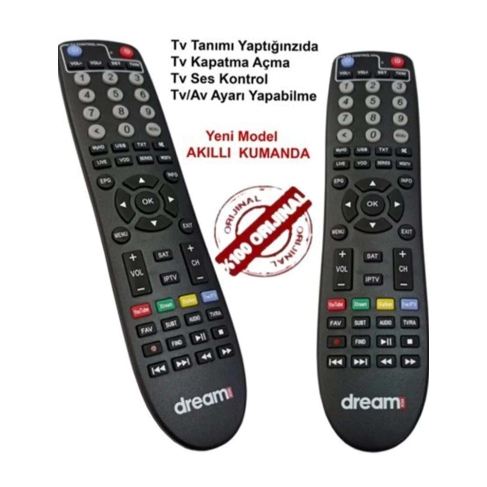 Dreamstar Master Plus Orjinal Kumanda ORJ-1300-A