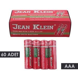 JEAN KLEIN R0S3 AAA İnce Kalem Pil 60LI Paket