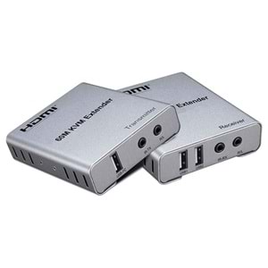 HDMI USB EXTENDER 4K UHD 60 METRE KVM SWİTCH CAT5-6 (UZATICI)