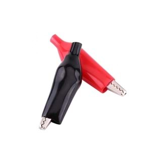 POLAXTOR DY-2601 Krokodil Küçük Boy 2,5cm 2 Adet Siyah Kırmızı