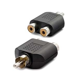 ÇEVİRİCİ JACK 1RCA ERKEK TO 2RCA DİŞİ FF0023
