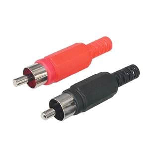 RCA FİŞ ERKEK SİYAH KIRMIZI (2 ADET)