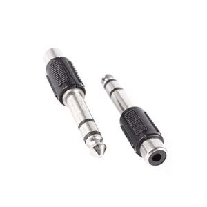ÇEVİRİCİ JACK 6,3MM ERKEK STEREO TO RCA DİŞİ POLAXTOR DY-2278
