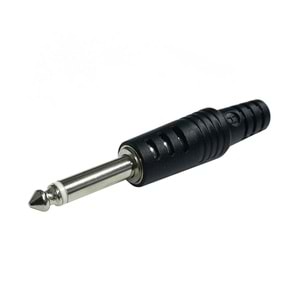GİTAR JACK 6,3MM MONO METAL SİYAH