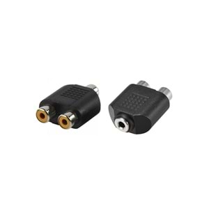 ÇEVİRİCİ JACK 3,5MM ST D/2RCA D