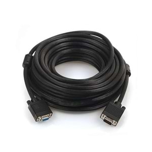 Vga Kablo 15 Pin Erkek Dişi Filtreli 20 Metre