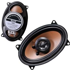 POLAXTOR PLX-14693 Oto Hoparlör Oval 4X6 İnç 200 Watt Tweeterli 1 Adet