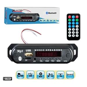 OTO TEYP ÇEVİRİCİ BORD KUTULU 12V BT/USB/SD/FM/AUX POLAXTOR