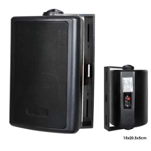 UNIVERSAL CTR-4BT Sütun Hoparlör 10cm 100 Watt Trafolu Siyah 1 Adet