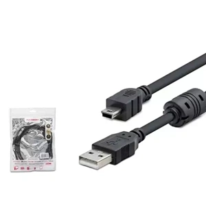 KABLO V3 5PİN TO USB ERKEK 1,5MT FİLTRELİ (OYUN KOLU UYUMLU) HADRON HDX-7538