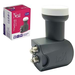 LNB DÖRTLÜ (QUAD) PLATİNUM 0,1DB 3D 4K NEXT YE-404