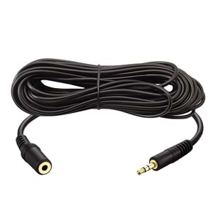 KULAKLIK UZATMA KABLOSU 3,5MM GOLD ERKEK DİŞİ 10MT POLAXTOR