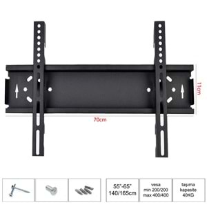 POLSAT 7011 Lcd Askı Aparatı Sabit 55-65-75 İnç 140-165-190cm