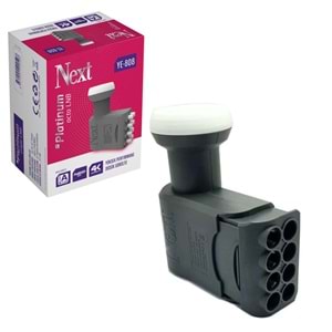 LNB SEKİZLİ (OCTO) PLATİNUM 0,1DB 3D 4K NEXT YE-808