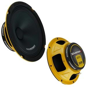 SOUNDMAX SX-M8XL Oto Midrange 20cm 300 Watt 2 Adet