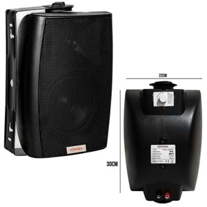 NWORK NX-6 Sütun Hoparlör 16cm 40 Watt Trafolu Trafosuz Siyah 1 Adet