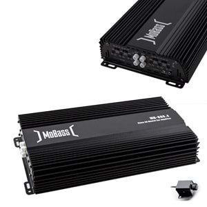 MOBASS MB-800.4 OTO ANFİ 4000W 4 KANAL BASS KONTROL
