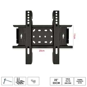 UFİX 2011 Lcd Askı Aparatı Sabit 22 İnç 55cm