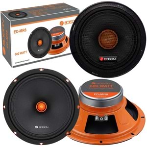 OTO MIDRANGE 20CM 600W KAPAKLI 2 ADET EDISON ED-MR8