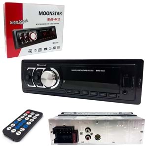 MOONSTAR BMS-4615 Oto Teyp 4X50 Watt Bluetooth Usb Sd Fm Aux
