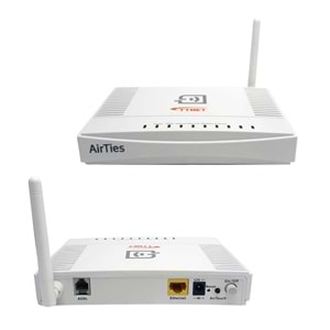 TTNET AIRTIES RT-206V4 Kablosuz Modem Router 1 Port 150 Mbps Adsl2