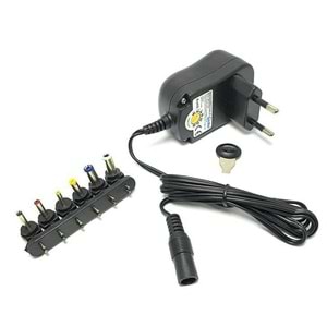 WELLPOWER WP-03123P Adaptör Kademeli 6 Uçlu 3-12 Volt 30 Watt
