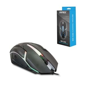 EVEREST SM-G62 Kablolu Oyuncu Mouse 1000 Dpi Ledli