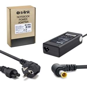 NOTEBOOK ADAPTÖR 90W 19,5V 4,74A 6,5X4,4MM SONY S-LİNK SL-NBA70