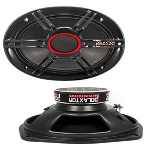 POLAXTOR PX-69 Oto Midrange Oval 6X9 İnç 750 Watt Kapaklı 2 Adet