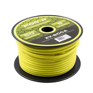 FOR-X XY-8CCA Oto Anfi Power Kablo 8GA 50 Metre