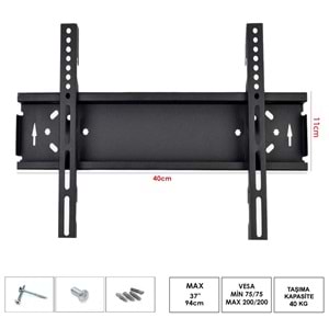 UFİX 4011 Lcd Askı Aparatı Sabit 37-42 İnç 94-106cm