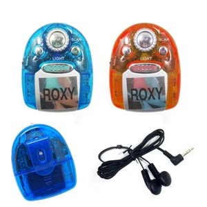 MİNİ CEP RADYO PİLLİ IŞIKLI ROXY