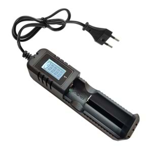 NARİTA HD-8990B Pil Şarj Aleti Tekli Ekranlı 600mah 18650-26650-16340-14500-AA-AAA