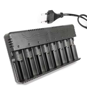 NARİTA HD-8993B Pil Şarj Aleti 8Li 18650-26650-16340-14500-AA-AAA