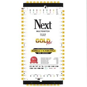 UYDU SANTRAL 10/40 SONLU KASKATLI MULTISWITCH HİBRİT (ADAPTÖR DAHİL) NEXT