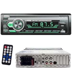 MEGA VM-7710 Oto Teyp 4X55 Watt Bluetooth