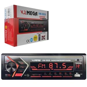 MEGA VM-9930 Oto Teyp 4X55 Watt Bluetooth