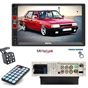 MEGA VM-111 UP Tofaş Double Teyp 7 İnç 4X65 Watt Mirrorlink